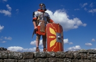 Birdoswald Fort - Roman soldier,