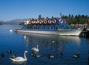 Bowness-on-Windermere - Pleasure boat at pier