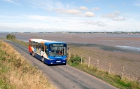 Local bus on the Solway Coast
